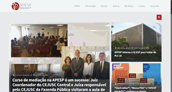 Desktop Screenshot of apesp.org.br