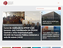 Tablet Screenshot of apesp.org.br